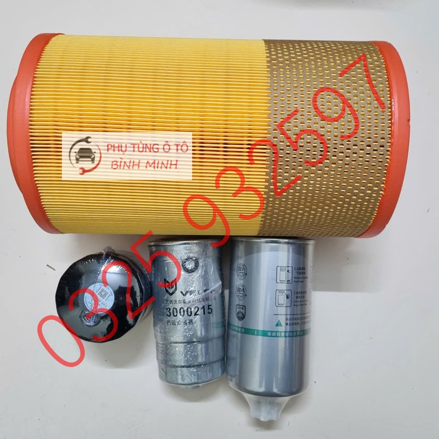 Combo Lọc xe Teraco 350 (combo 4 lọc gió, lọc tinh, lọc thô, lọc nhớt)
