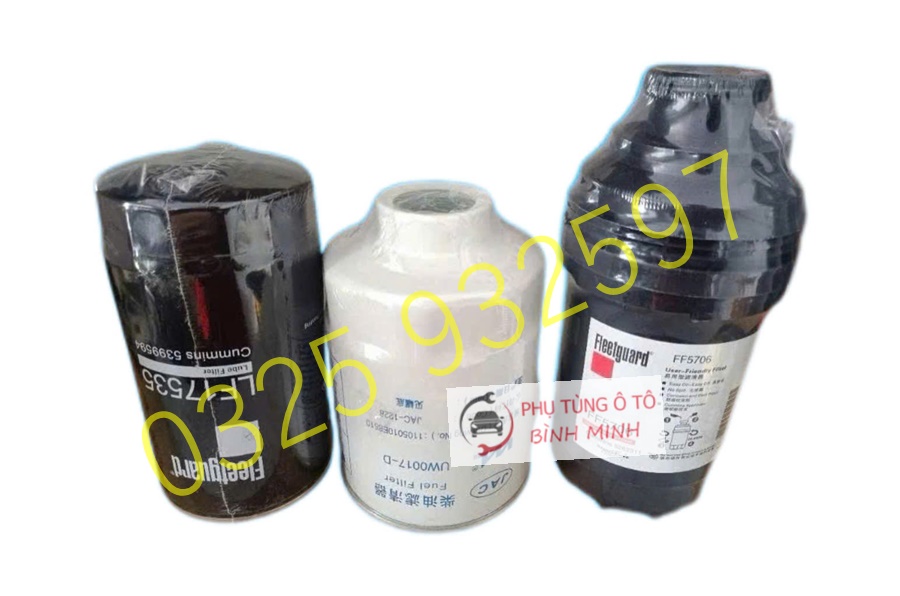 combo 3 lọc nhớt lọc thô lọc tinh 